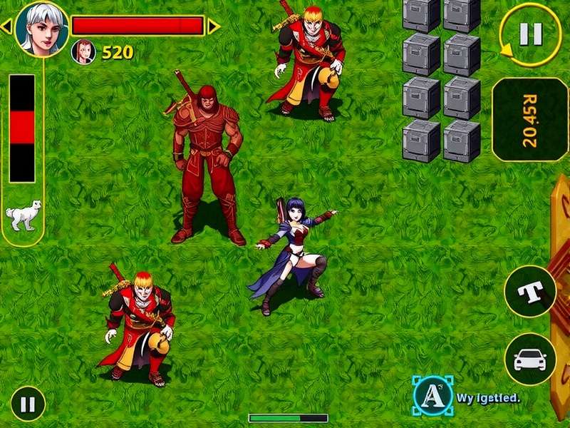 Fierce Combat Run character selection